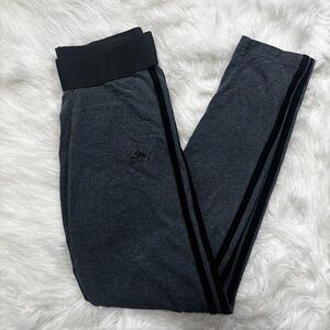 Adidas Cotton Leggings in Gray with Black Stripes size Women’s Small